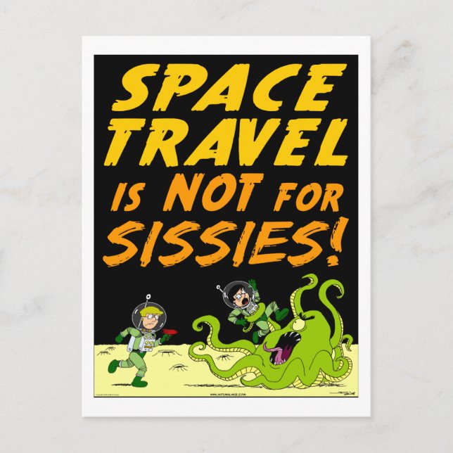 Carte postale étrangère de "VOYAGE DANS L'ESPACE" (Devant)