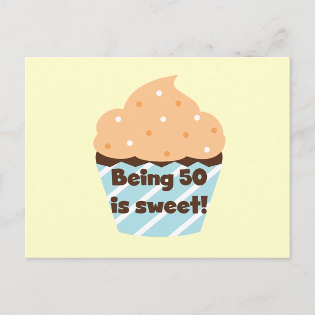 Carte Postale Etre 50 est Sweet T-shirts et cadeaux (Devant)