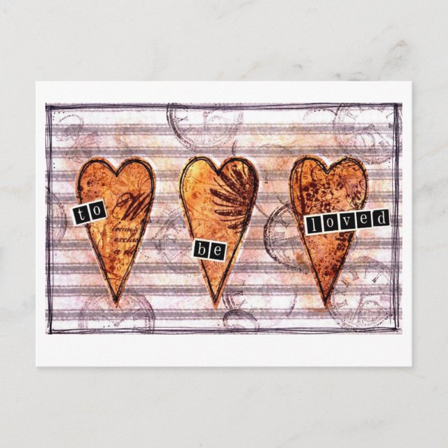 Carte Postale Être aimé (Devant)