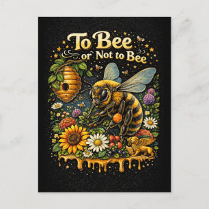 Carte Postale Être ou ne pas être abeille