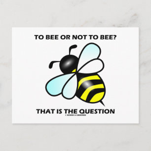 Carte Postale Être ou ne pas être? Telle Est La Question (Abee)