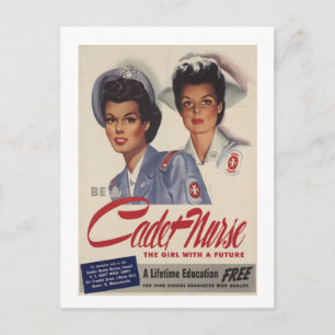 Carte Postale Être une infirmière de cadet