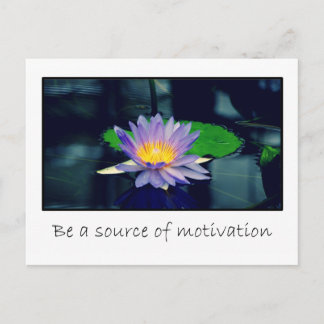 Carte Postale Être une source de motivation