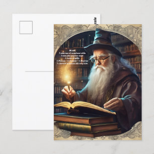 Carte Postale Étude d'Assistant