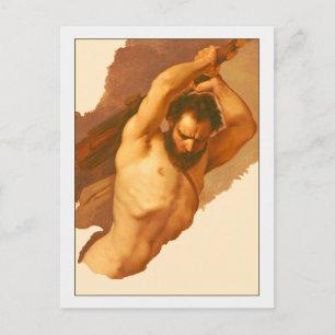 Carte Postale Étude de la figure masculine par Giuseppe Bezzuoli