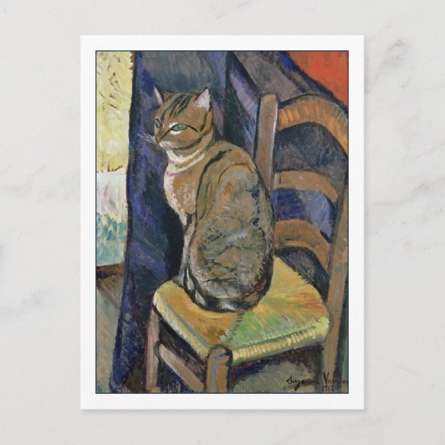 Carte Postale Étude d'un Art de Chat par Valadon (Devant)