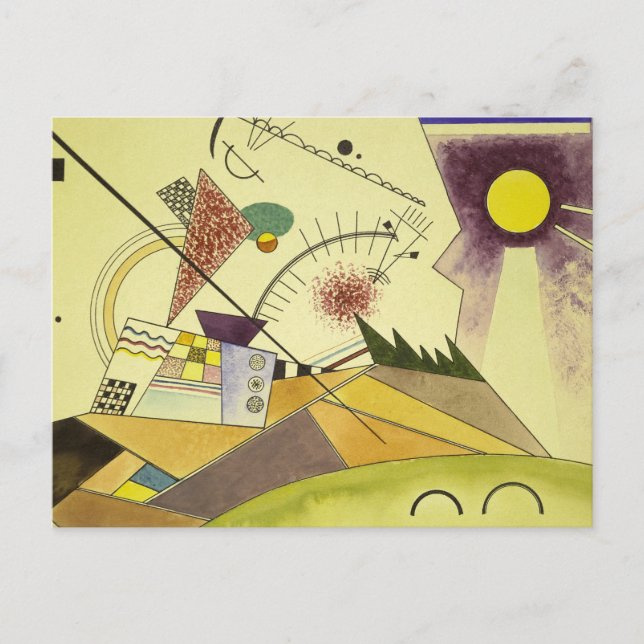 Carte Postale Étude pour Bewegte Ruhe, 1923 par Wassily Kandinsk (Devant)