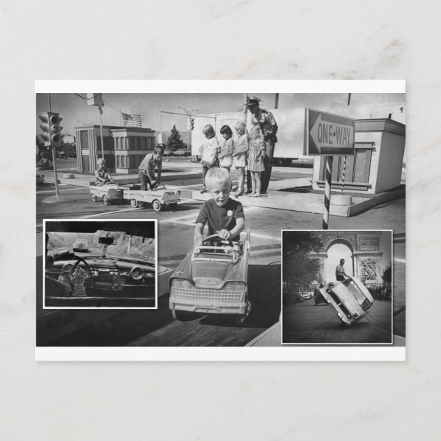 Carte Postale étude pour conduire des jeux (Devant)