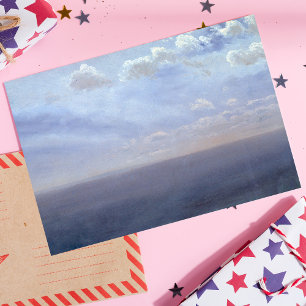 Carte Postale Étude sur le nuage avec mer et ciel - Albert Biers