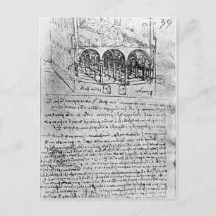 Carte Postale Études pour les écuries