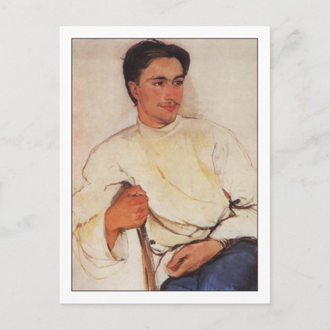 Carte Postale Étudiante par Zinaida Serebriakova Art (Devant)
