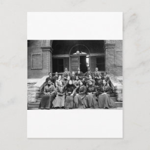Carte Postale Étudiants de l'Université Fisk : 1899