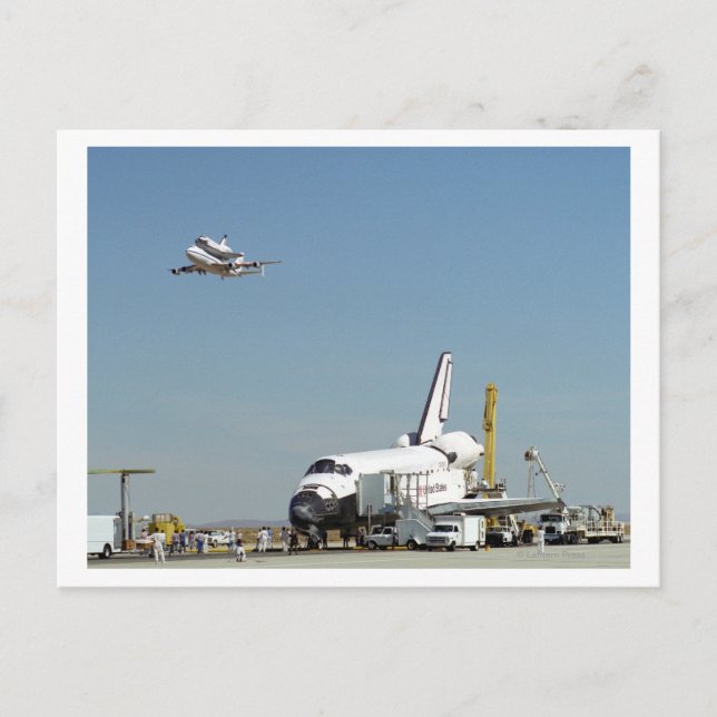 Carte Postale Étudier sur piste avec Columbia sur SCA Overhea (Devant)