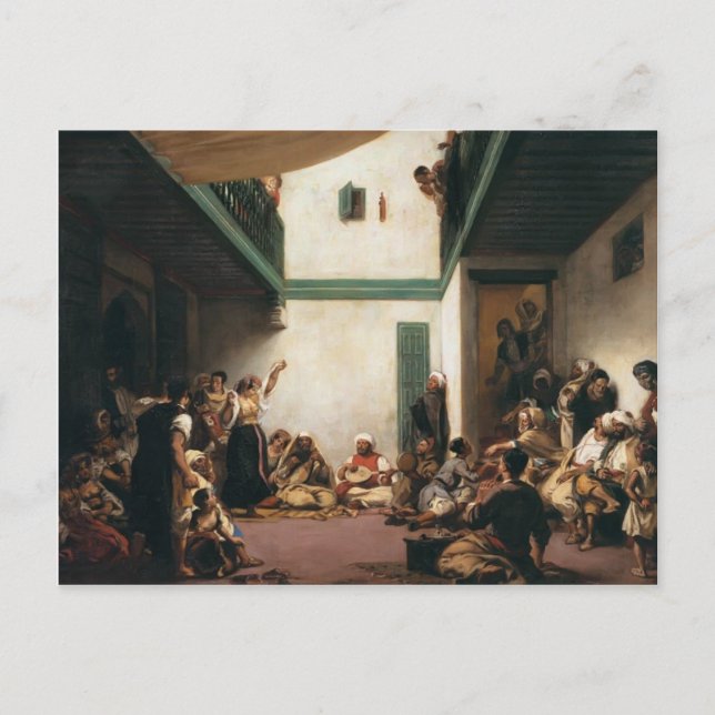 Carte Postale Eugene Delacroix - Un mariage juif au Maroc (Devant)