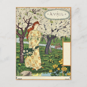 Carte Postale Eugène Grasset avril
