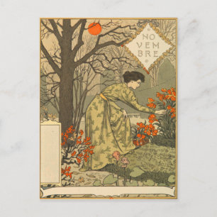 Carte Postale Eugène Grasset novembre
