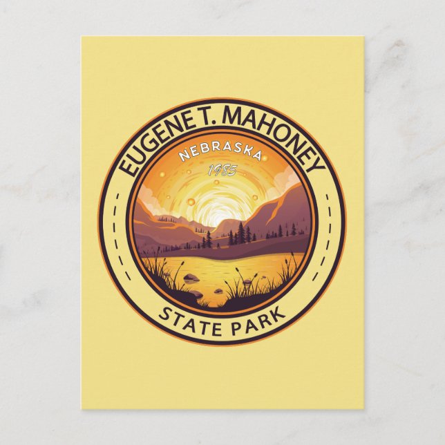 Carte Postale Eugene T. Mahoney State Park Insigne Nebraska (Devant)