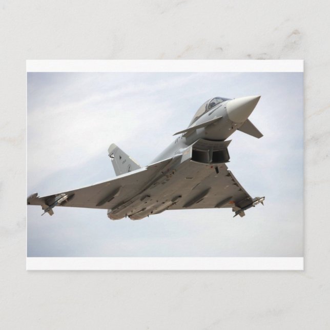 CARTE POSTALE EUROFIGHTER TYPHOON (Devant)