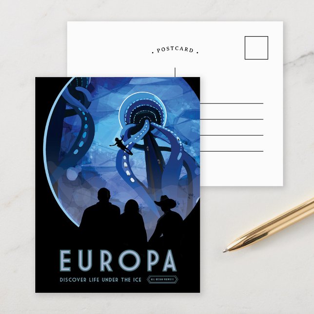 Carte Postale Europa | Visions de l'avenir de la NASA (Créateur téléchargé)