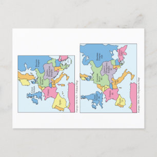 Carte postale Europe 1914