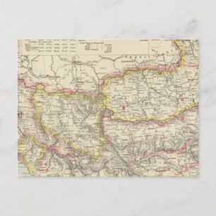 Carte Postale Europe du Sud-Est, Roumanie, Turquie, Servia