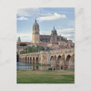 Carte Postale Europe, Espagne, Salamanque. Le pont romain sur