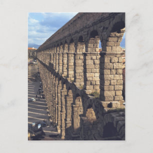 Carte Postale Europe, Espagne, Ségovie. La lumière tardive jette
