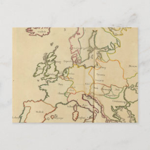 Carte Postale Europe et grandes villes