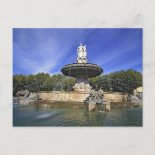 Carte Postale Europe, France, Aix-en-Provence. Fontaine