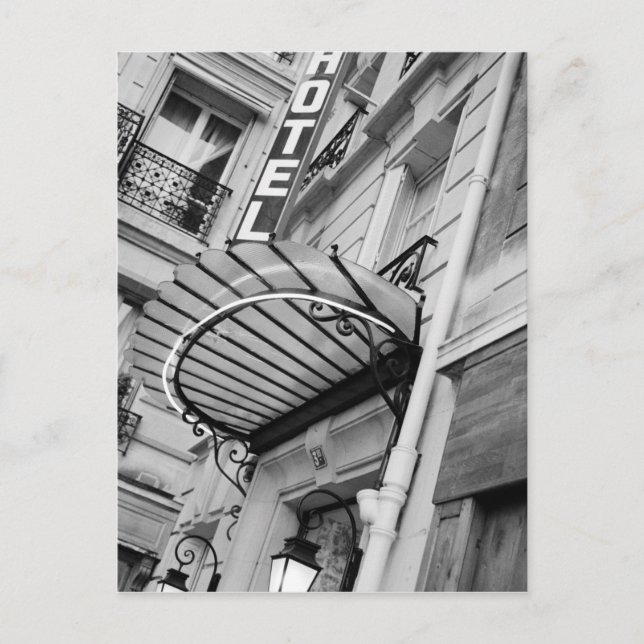 Carte Postale Europe, France, Paris. Détail de l'hôtel Left Bank (Devant)