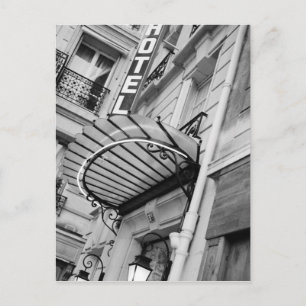 Carte Postale Europe, France, Paris. Detail of Left Bank hotel