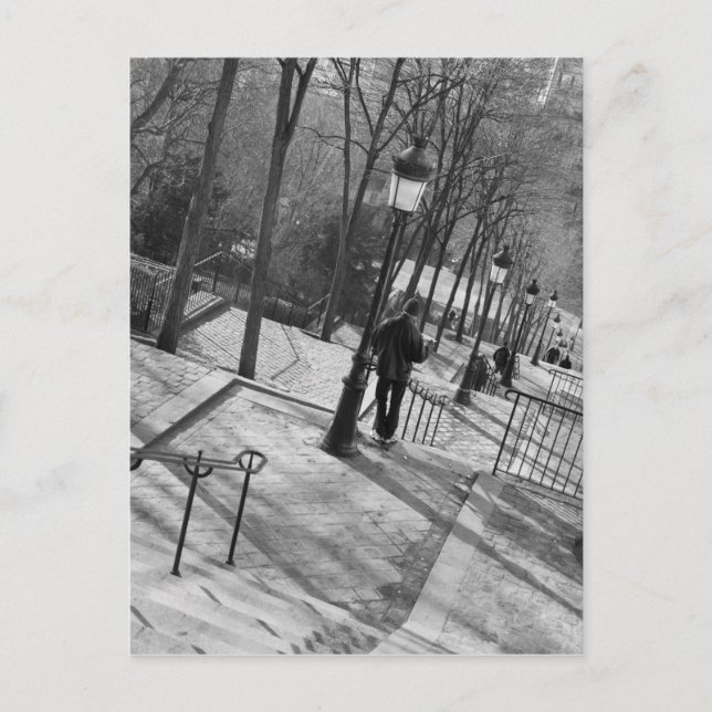 Carte Postale Europe, France, Paris, Montmartre : Le matin (Devant)