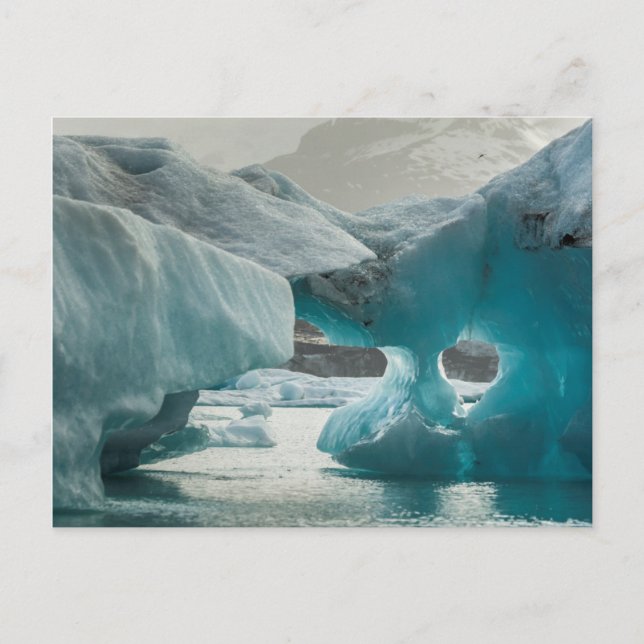 Carte Postale Europe, Islande, JokUSArlon. Formations d'Iceberg (Devant)