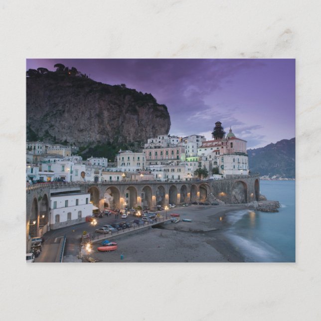 Carte Postale Europe, Italie, Campanie (Côte d'Amalfi) Atrani : (Devant)