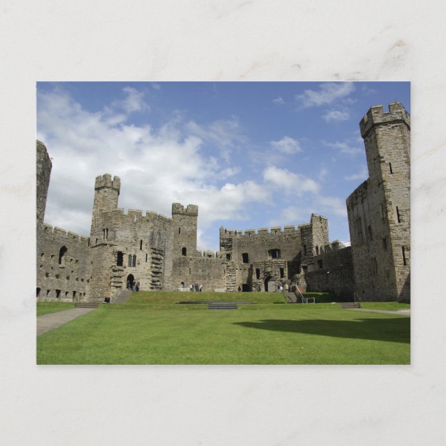 Carte Postale Europe, Pays de Galles, Caernarfon. Château de Cae (Devant)