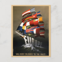Europe vintage Flags européens Plan Marshall