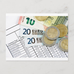 Carte Postale Euros