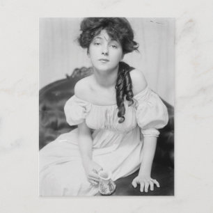Carte Postale Evelyn Nesbitt environ 1900