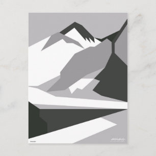 Carte Postale Everest Noir - Sélection de la galerie d'art