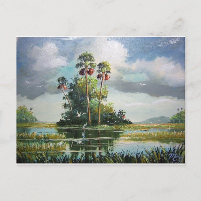 Carte Postale Everglades Art (Devant)