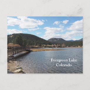 Carte Postale Evergreen Lake in Evergreen, Colorado