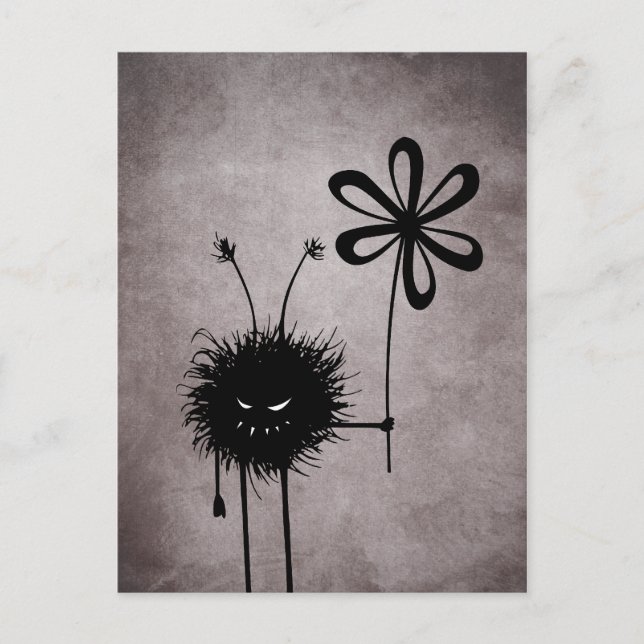 Carte postale Evil Flower Bug (Devant)