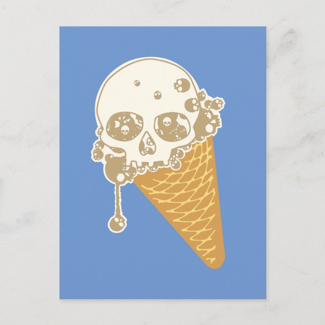 Carte postale Evil Ice Cream Cone (Devant)