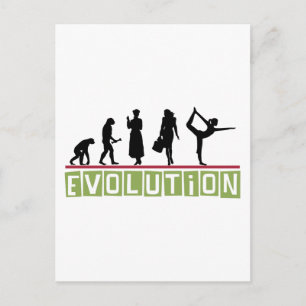 Carte Postale Evolution Cadeau Yoga