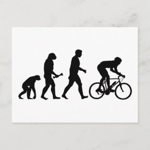 Carte Postale Évolution cycliste