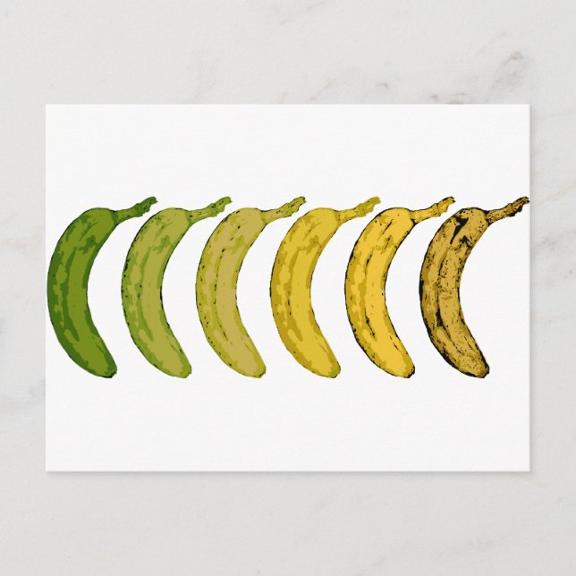 Carte Postale Évolution de banane (Devant)