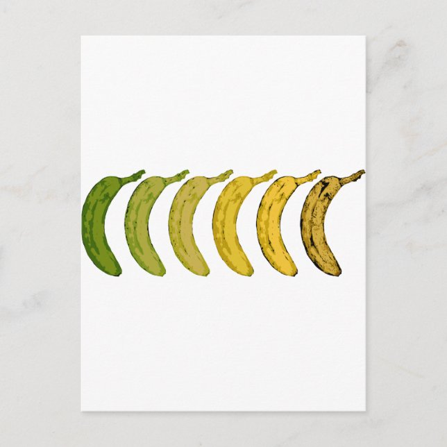 Carte Postale Évolution de la banane (Devant)