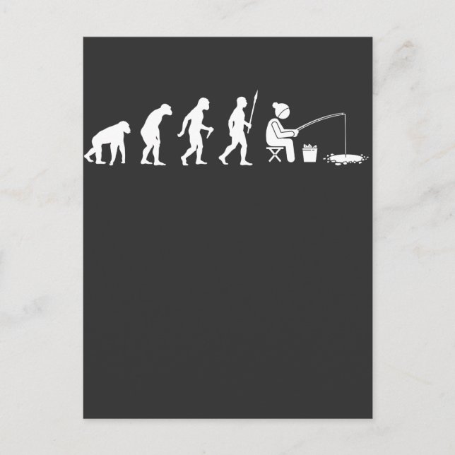 Carte Postale Évolution de la capture Amusante Angel Humour (Devant)