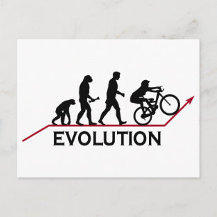 Carte Postale Évolution du VTT