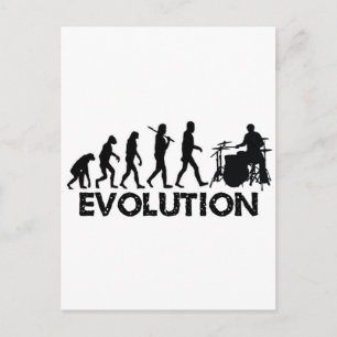Carte Postale Évolution d'un batteur